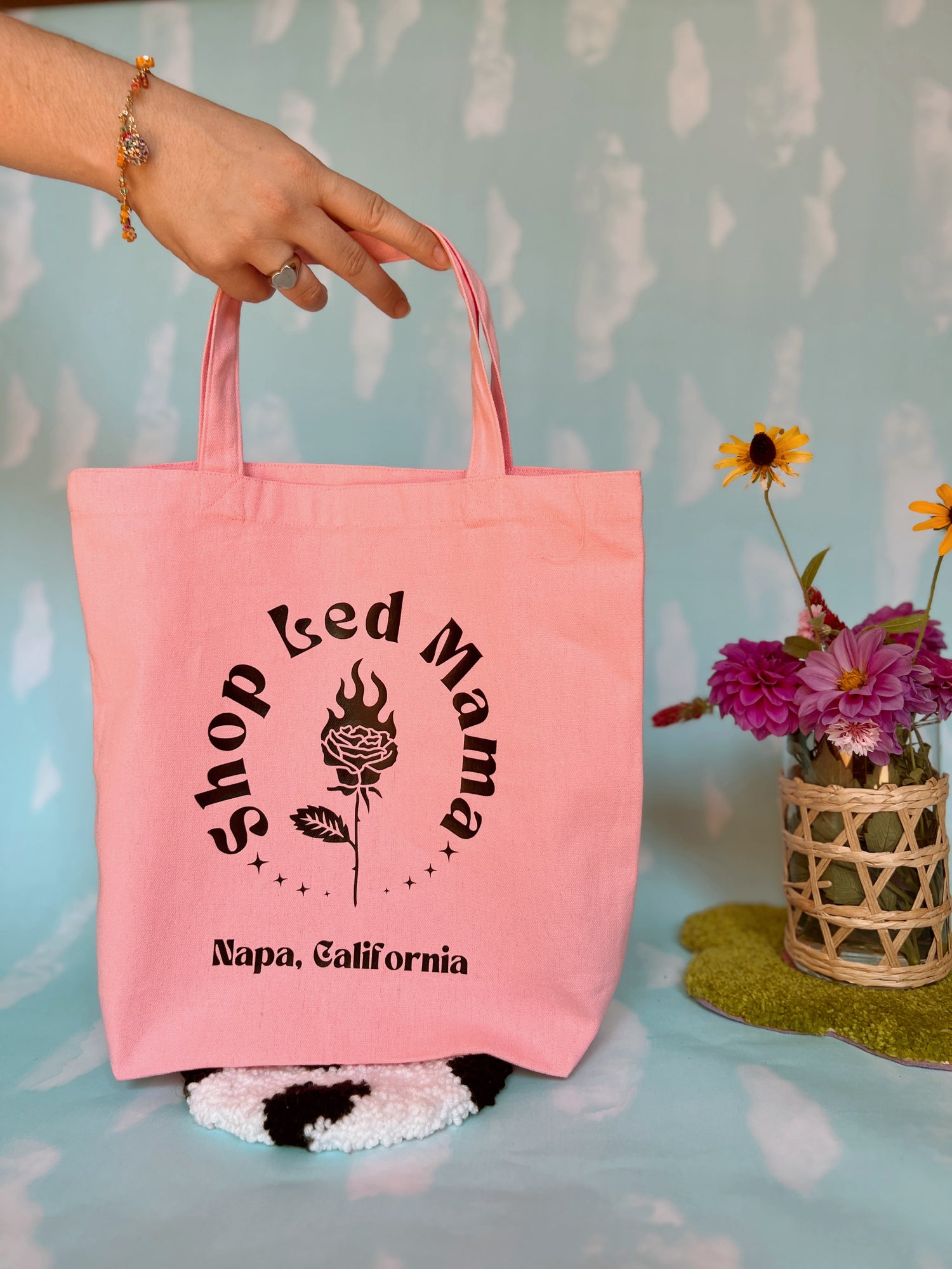 Pink Shop Led Mama Tote